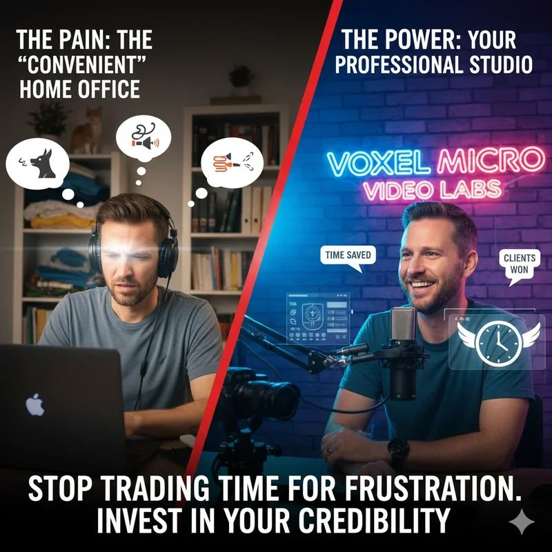 The "Convenience" Trap: Why Your Home Office is Costing You More Than a Studio
