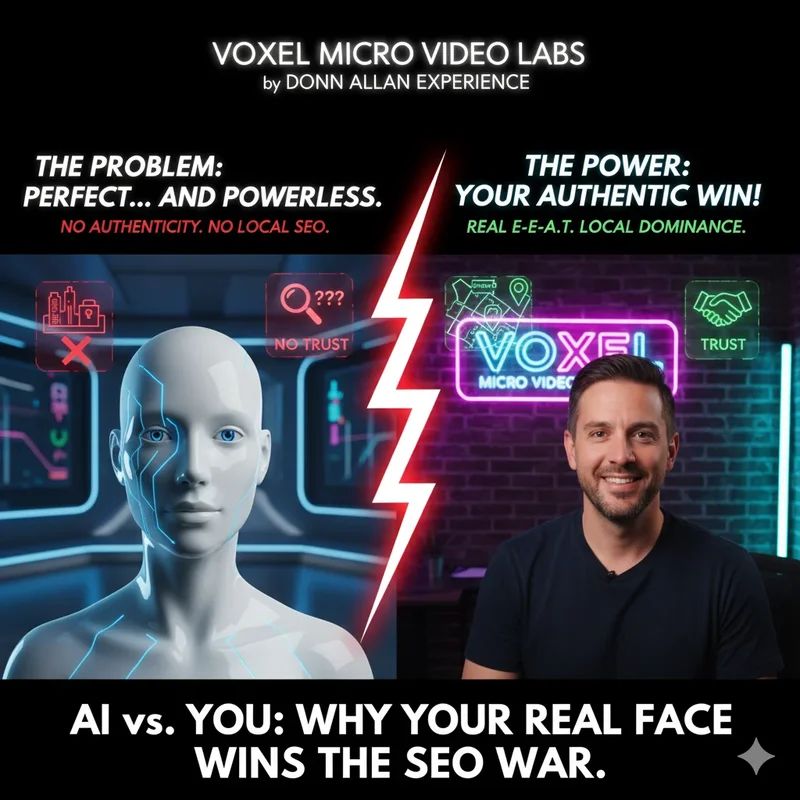 AI vs. You: Why Your Authentic Face Will ALWAYS Beat a Robot for Local SEO (and Sales!)