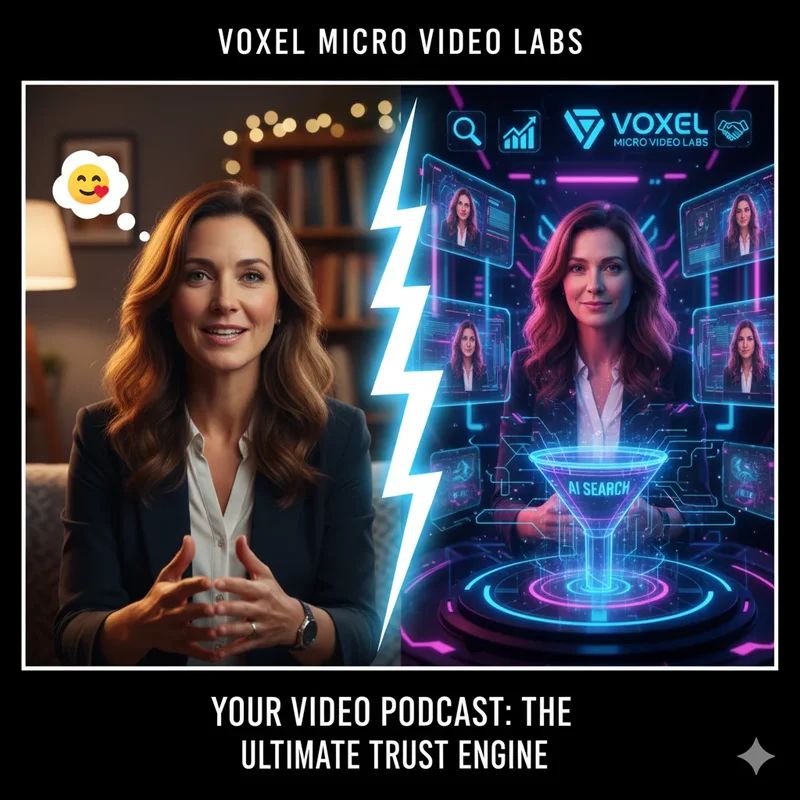 The Trust Engine: Why Your Video Podcast Is Your Ultimate Sales Tool (for Humans AND Robots!)