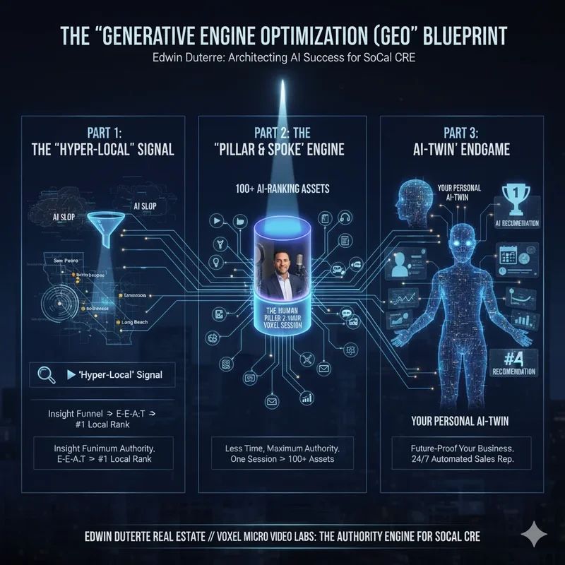 "Generative Engine Optimization (GEO)" Blueprint (Part 3 of 3) The "AI-Twin" Endgame: How Your Voxel Archive Becomes Your 24/7 Automated Sales Rep