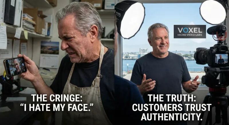 The Mirror Trap: Why You Hate Your Face on Camera (And Why Customers Love It) part 6 of 9