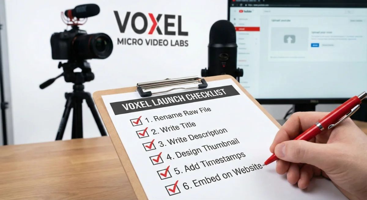 The Google SEO Masterclass - Ultimate SEO Checklist: How to Launch Your Video Podcast | Voxel Labs(Part 6 of 6)