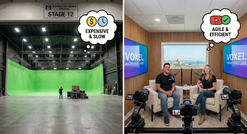 Sound Stage vs. Micro-Lab: Which Video Studio is Right for Your South Bay Business?