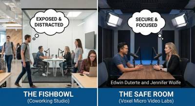 The "Fishbowl" Effect: Why Open-Plan Studios Are a Security Risk for Business Video