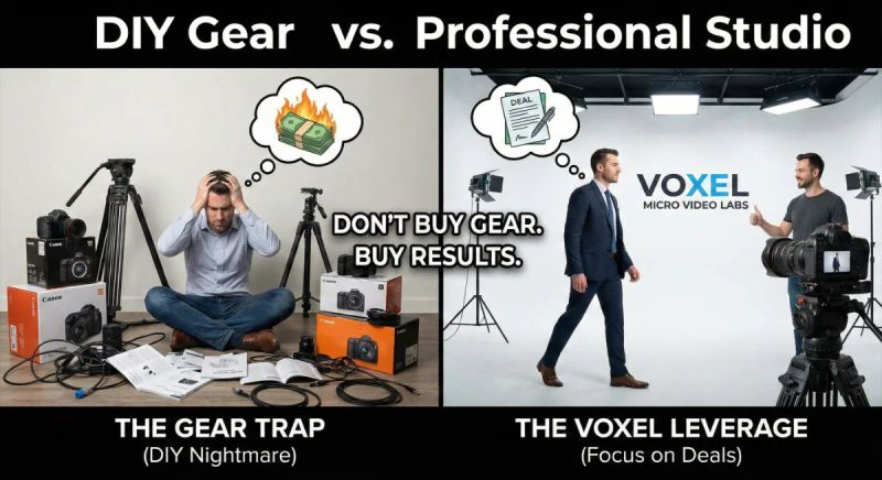 The CRE Digital Playbook (Part 6 of 7) - Gear Myth: Why Brokers Shouldn't Buy Cameras