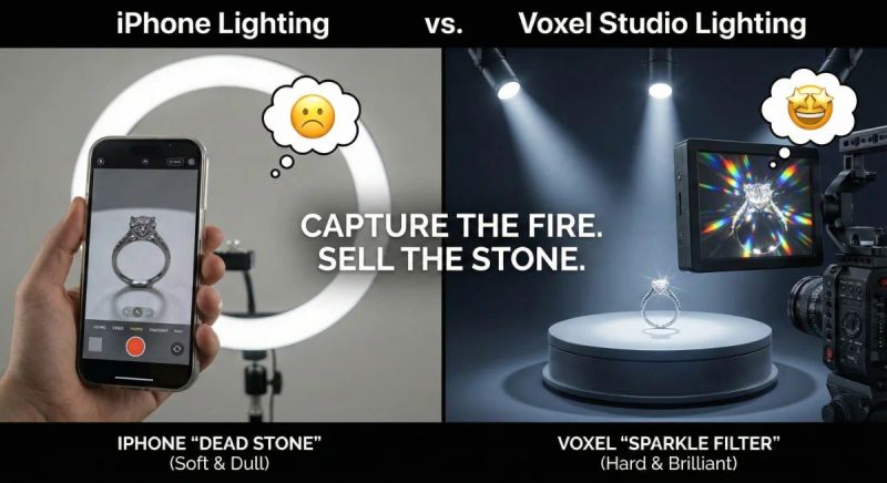 The Jeweler's Digital Playbook (Part 5 of 7) - Sparkle Filter: Why Your iPhone is Killing Your Diamonds