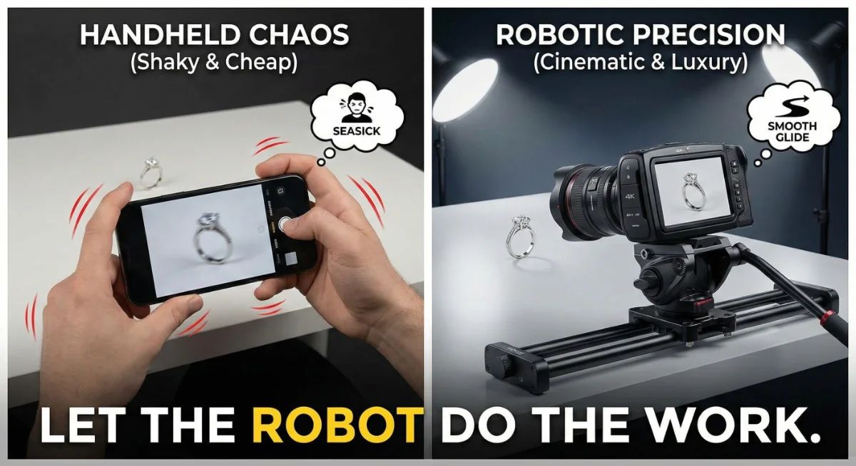 The Jeweler's Digital Playbook (Part 6 of 7) - Tool of the Trade: Why You Need Robots to Film Rings