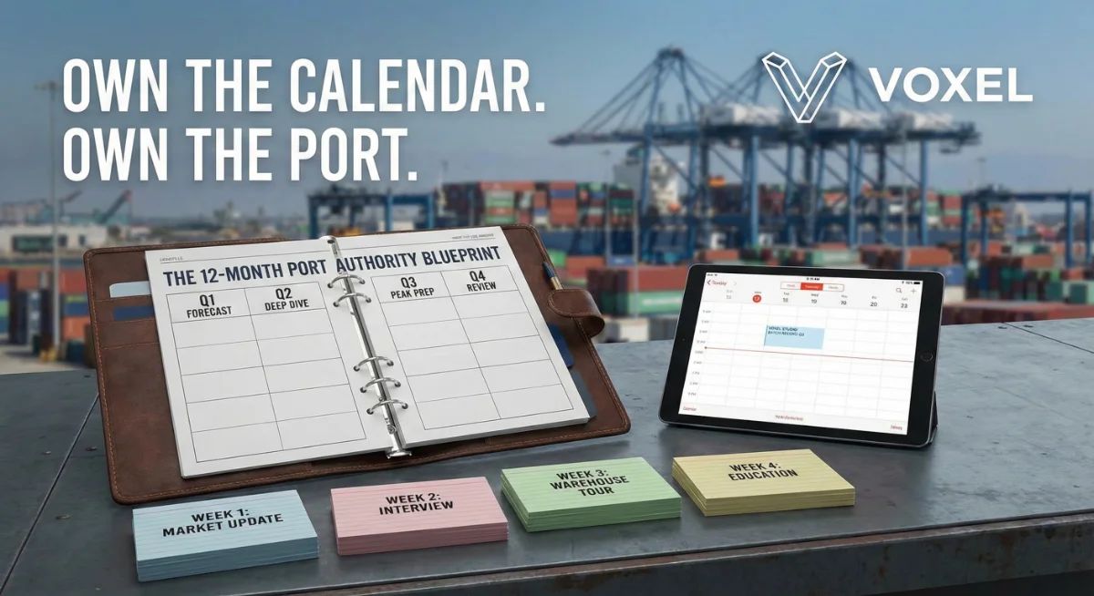 The Logistics Leader’s Playbook (Part 7 of 7) - Port Authority: Your 12-Month Blueprint to Dominating the Harbor