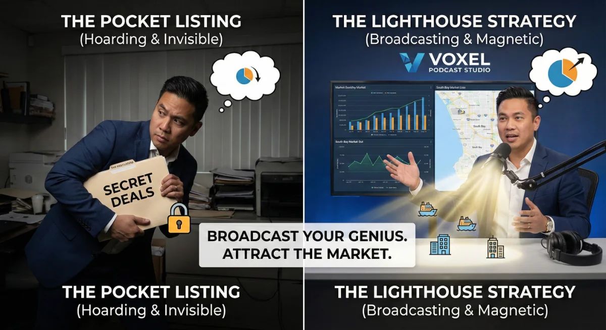The CRE Authority Blueprint (Part 2 of 10) - "Pocket Listing" Myth: Why Hoarding Data Makes You Poor