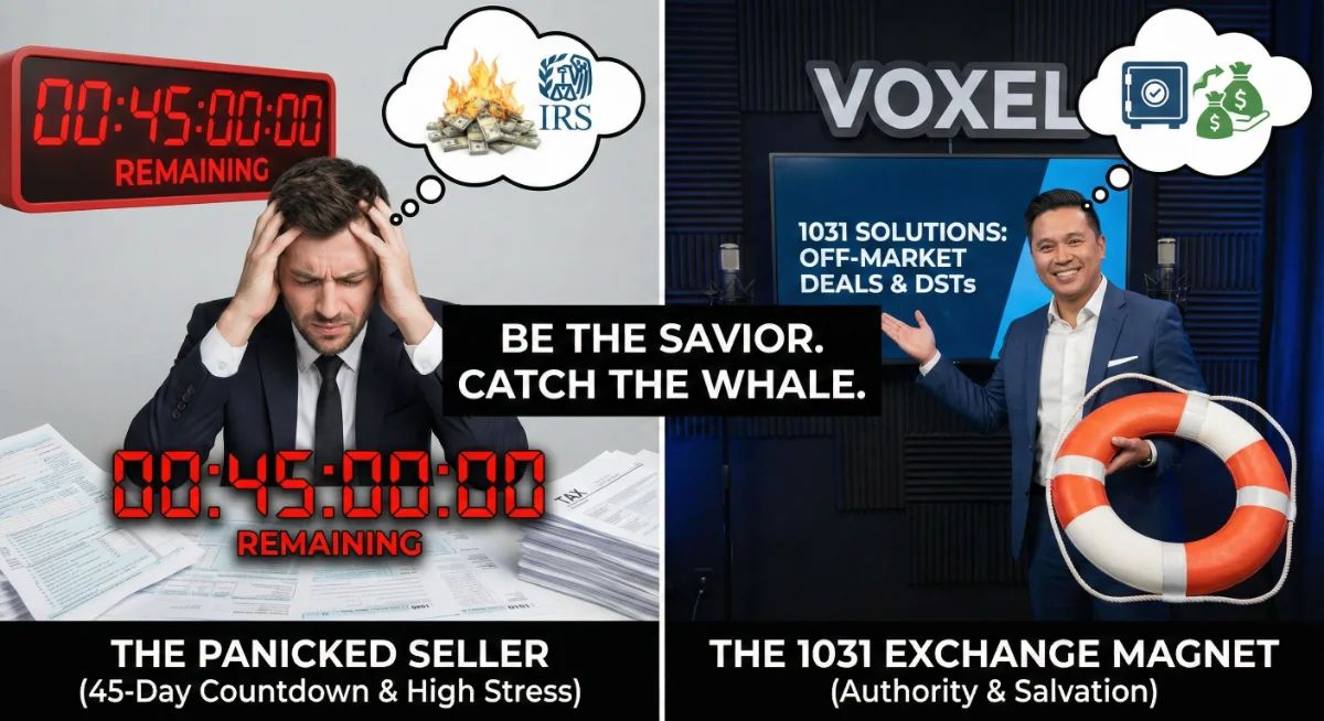 The CRE Authority Blueprint (Part 5) - 1031 Exchange Magnet: Catching the "Ticking Clock" Investor