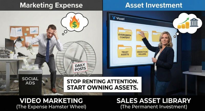 Stop Doing "Video Marketing" and Start Building a Sales Asset Library
