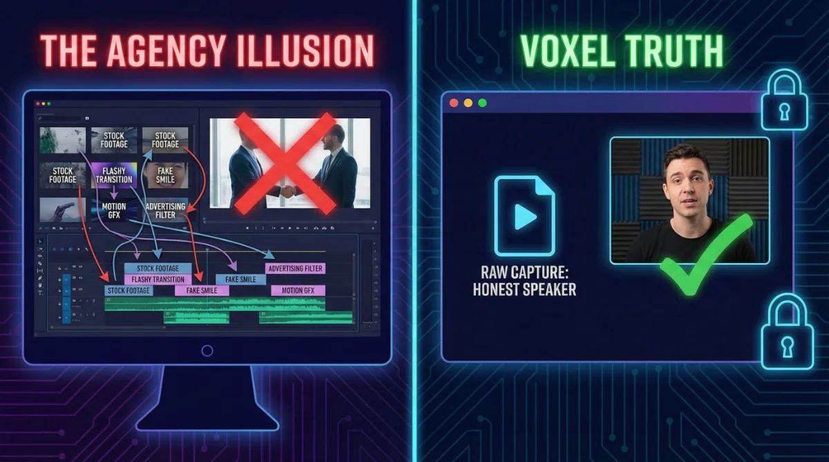Why "Slick" Editing Kills Trust: The Case for Raw Authority