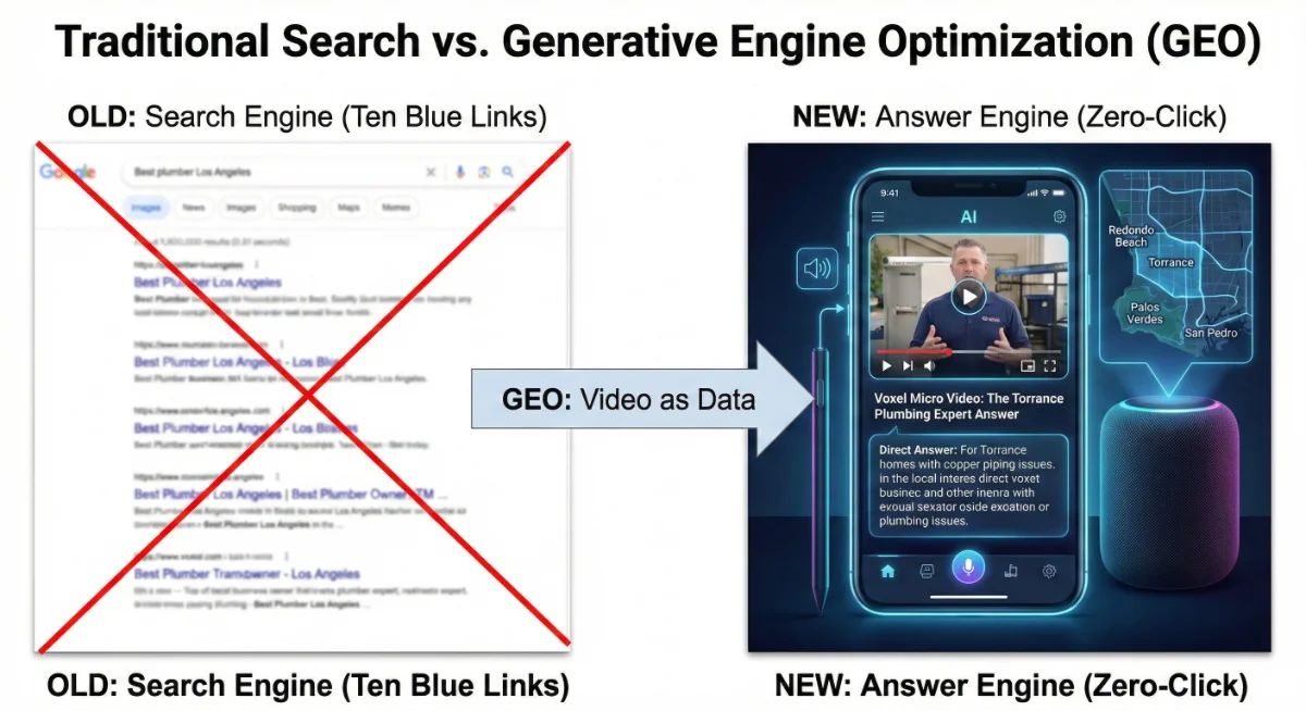 The End of "Ten Blue Links": Why South Bay Businesses Must Pivot to Answer-Engine Optimization (GEO)